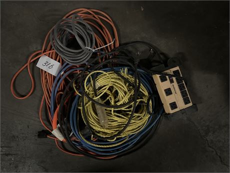 Lot 316 -Extension Cords