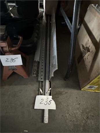 Lot 235 - Aluminum door and drywall trim