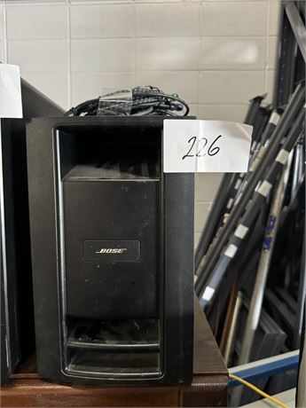 Lot 226 - Bose Speaker system