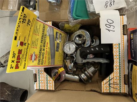 Lot 190 - Water line parts