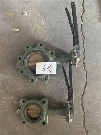 Lot 58 - Butterfly valves