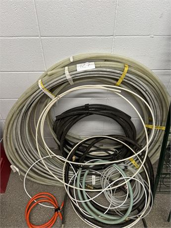 Lot 127 - Plumbing and electrical lines