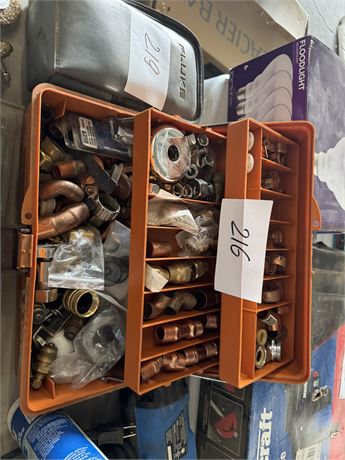 Lot 216 - Copper fittings