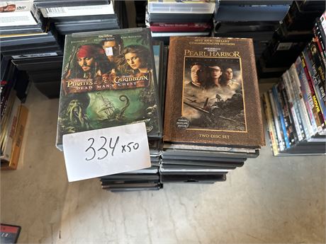 Lot 334 - Collection of DVD discs