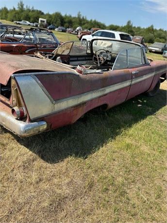 Lot 1046 - 1958 Plymouth Belvedere Convertible and parts car