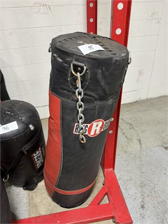 Lot 95 - Large Leather Heavy Punching Bag for Boxing 100 lbs