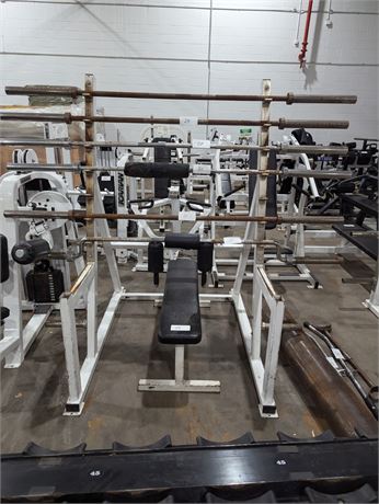 Lot 27 - Declined Bench press rack