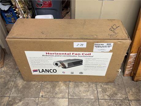 Lot 2-79 - Horizontal Fan Coil 800CFM Lanco