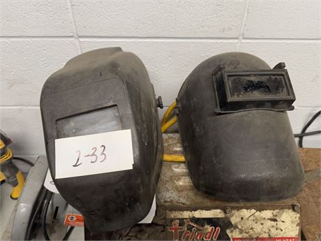 Lot 2-33 - Welding Helmets