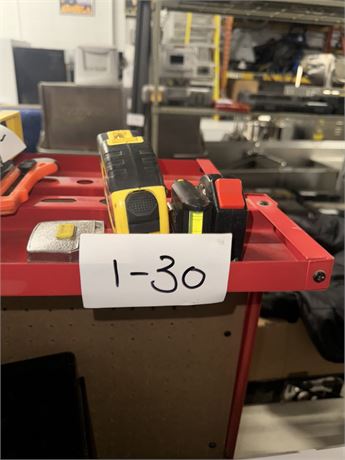 Lot 1-30 - tape measurers