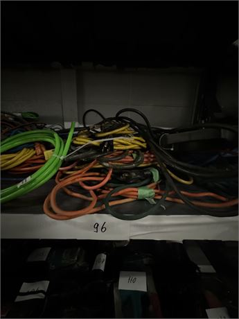 Lot 96 - Various Extension Cords