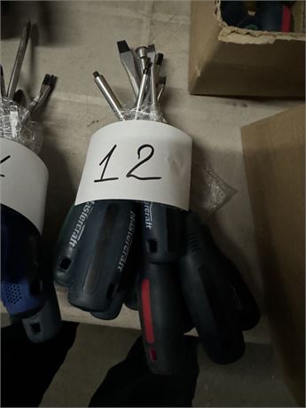 Lot 12 - Set of Screw drivers