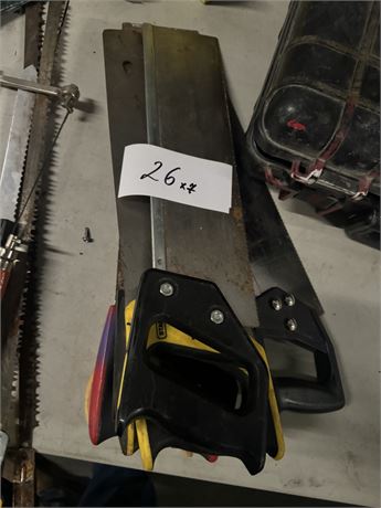 Lot 26 - Hand Saws