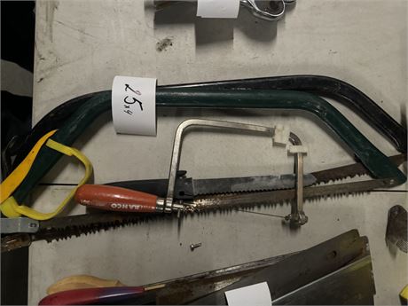 Lot 25 - Hand Saws