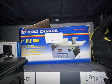 Lot 175 - 7" Tile Saw King Canada