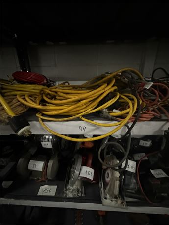 Lot 94 - Various Extension Cords