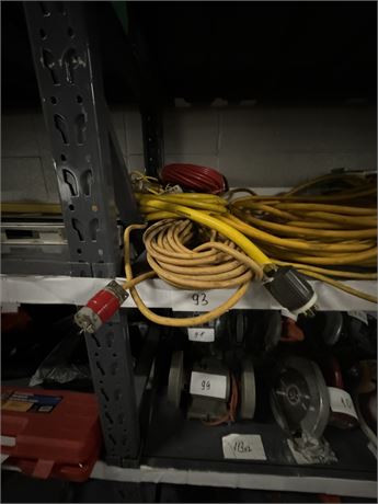 Lot 93 - Various Extension Cords