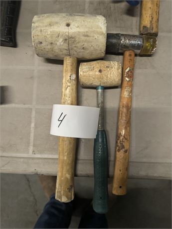 Lot 4 - Rubber Mallets