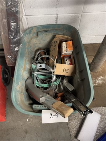 Lot 2-9 - Box with Miscellaneous Tools