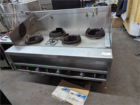 Lot 52 - Stainless Steel Wok Stove