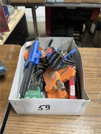 Lot 59 - Box of Various Allen Keys