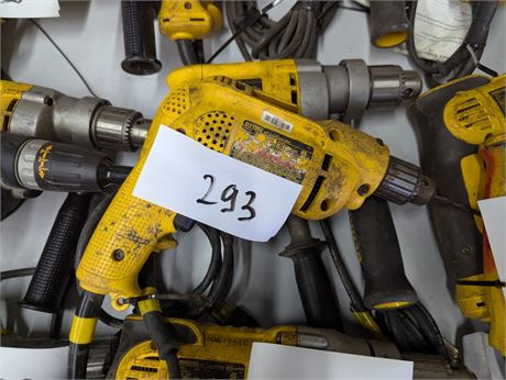 Lot 293 - VSR Drills DeWalt