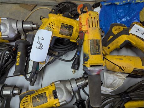 Lot 289 - Die Grinder & VSR Drills DeWalt