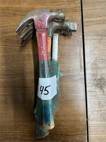 Lot 45 - Curved-Claw Hammers