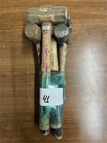 Lot 41 - Sledge Hammers and Mallets