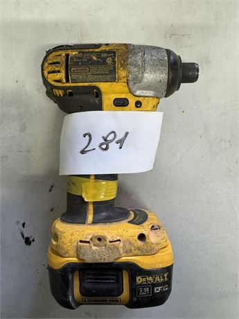 Lot 281 - Cordless Impact Driver DeWalt