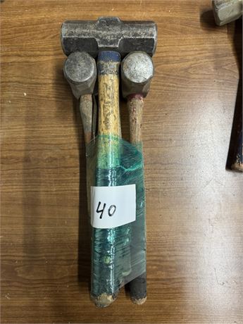 Lot 40 - Sledge Hammers and Mallets