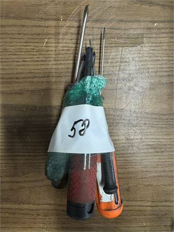 Lot 58 - Various Screwdrivers