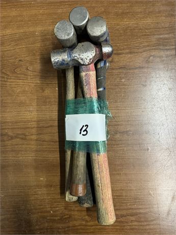 Lot 13 - Ball Pein Hammers