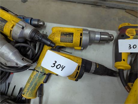 Lot 304 - VSR Drill & VSR Drywall Screwdriver DeWalt