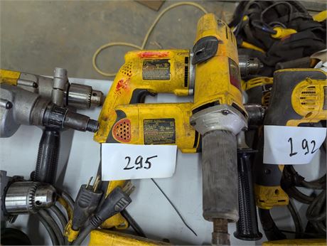 Lot 295 - VSR Hammer Dril & VSR Drill & Die Grinder DeWalt