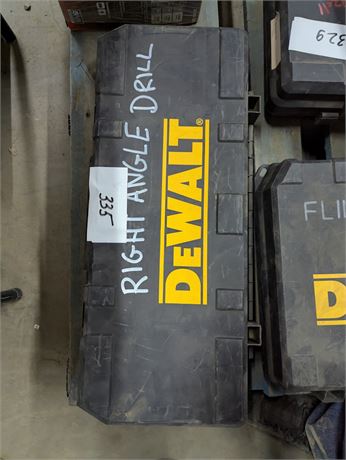 Lot 335 - Right Angle Drill DeWalt