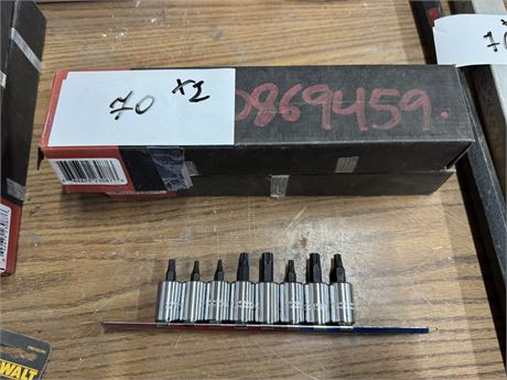 Lot 70 - Drive Torx Bit Socket Set