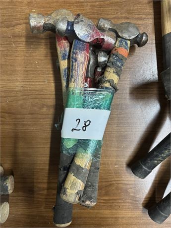 Lot 28 - Ball Pein Hammers