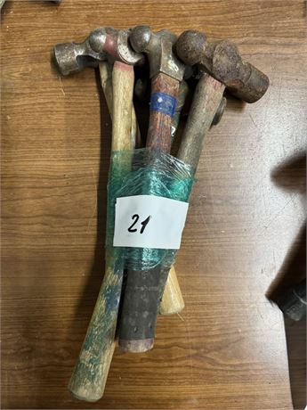 Lot 21 - Ball Pein Hammers