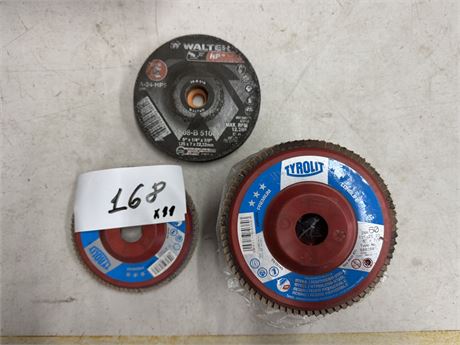 Lot 168 - Assorted Grinder Disks