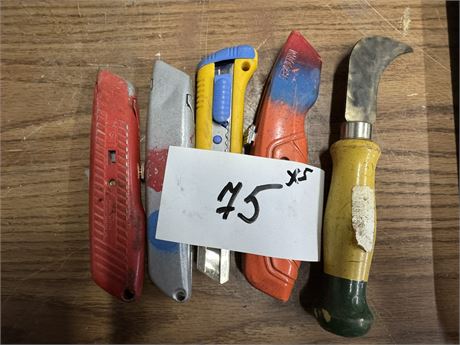 Lot 75 - Snap-Blade Knifes & Flooring Utility Knife