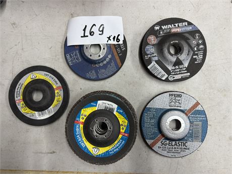 Lot 169 - Assorted Grinder Disks