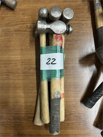 Lot 22 - Ball Pein Hammers