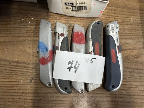 Lot 74 - Snap-Blade Knifes