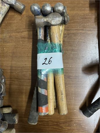 Lot 26 - Ball Pein Hammers