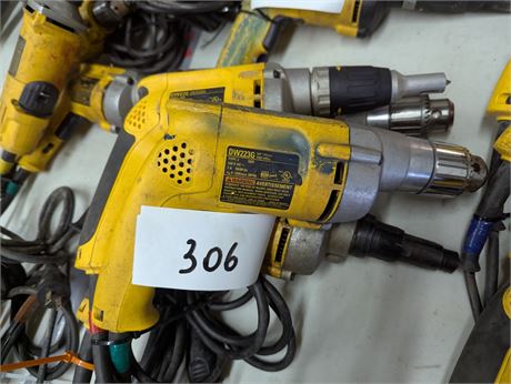 Lot 306 - VSR Drill & VSR Drywall Screwdriver DeWalt