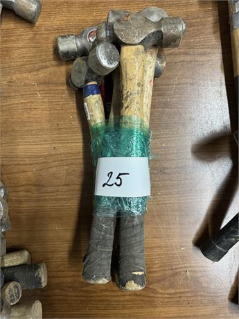 Lot 25 - Ball Pein Hammers