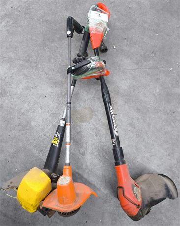 Corded electric and cordless grass trimmers