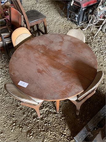 Lot 2 - Teak Table and Chairs