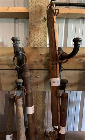 Lot 47 - (5) Single Tree  and neck yokes